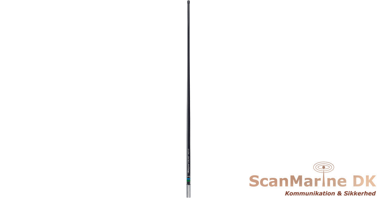 Shakespeare 5421-XT Galaxy "Little-Giant" AM/FM Antenne Sort 1,2 meter